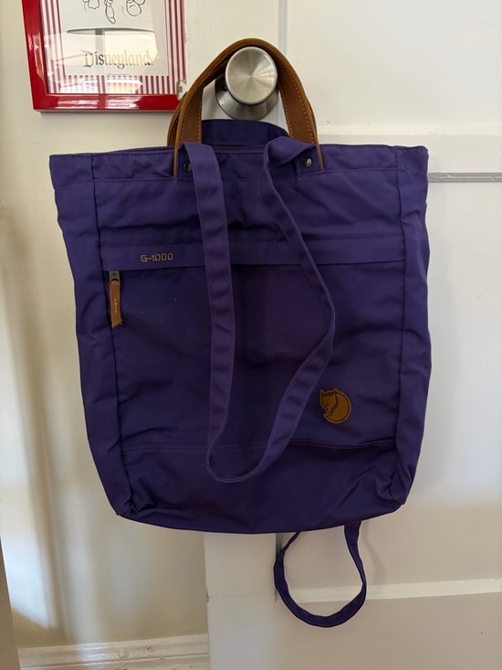 Fjallraven Handbags - NWT Fjällräven Purple G-1000 Tote Pack Bag